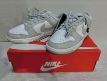 【KM07-44】【80サイズ】▲未使用/NIKE ナイキ/ダンク LOW レトロ/27cm/グレーフォグ/メンズシューズ/スニーカー/靴_画像1