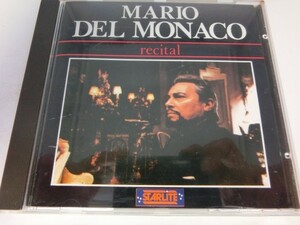 MC【SN-136】【送料無料】Recital リサイタル/Mario del Monaco マリオ・デル・モナコ/声楽 イタリア テノール