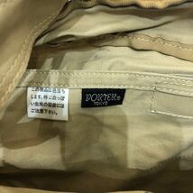 PORTER ポーター ショルダーバッグ ベージュ系 キャンパス 日本製 吉田カバン_画像6