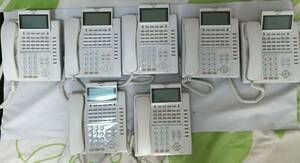 NEC business phone DT800 series ITZ-32D-2D(WH)TEL 7 pcs. set telephone machine 