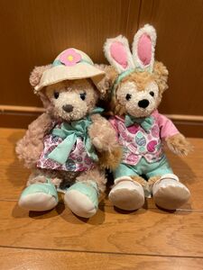 ディズニー ぬいぐるみバッジ ダッフィー グッズ TDS シェリーメイ　セット　レア