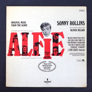 Sonny Rollins Original Music From The Score Alfie US盤 AS-9111 ジャズ