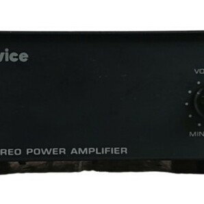 エミック SoundeVice サウンデバイス STEREO POWER AMPLIFIER ステレオパワーアンプ TA-3SNの画像2