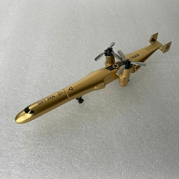 ゴールド レプリカ飛行機 プレーン Gift ギフト用商品 おもちゃ 子供