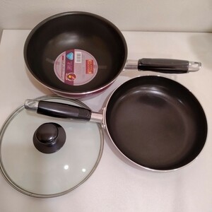 M10079 cookware .. saucepan & fry pan 20. glass cover attaching 