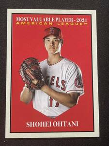 大谷翔平 2022 Topps Archives Most Valuable Player 2021 MVP INSERT Shohei Ohtani MLBカード