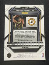 Andrew Nembhard 2022 Prizm RED SPECKLE Rookie Card NBAカード_画像2