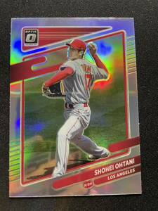 大谷翔平 2021 Optic SILVER HOLO Card Shohei Ohtani MLBカード