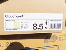 On◆Cloud Flow 4◆クラウド フロー ４◆オン◆White×Hay◆ＵＳ８.５◆２６.５cm◆新品◆送料無料_画像10