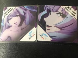  Macross Δ Valkyrie Cafe limitation privilege Coaster beautiful .2 kind 2 sheets 