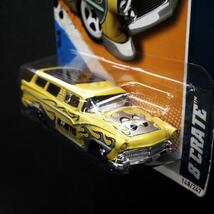 ★未開封 HOT WHEELS 8 CRATE MOONEYES ムーンアイズ★371 USカード イエロー 1956 FORD RANCHWAGON ホットウィール 2012 HW PERFORMANCE_画像5