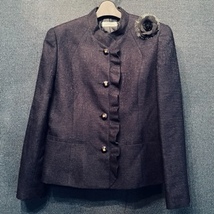 【LIBERTE】 フォーマル　スーツ　Size/13AR　紺色　ロングスカート　卒業式・入学式　七五三　コサージュ付き_画像1