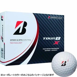 ブリヂストンゴルフ ゴルフボール 1ダース ●2022年モデル● ボールの種類:TOUR B X ボールカラー:ホワイト（コーポレートカラー）