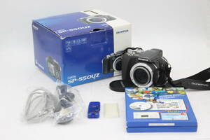 【美品 返品保証】 【便利な単三電池で使用可】オリンパス Olympus SP-550UZ 18x 元箱付き コンパクトデジタルカメラ s3420