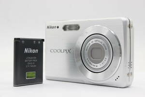 【返品保証】 ニコン Nikon Coolpix S200 Nikkor 3x バッテリー付き コンパクトデジタルカメラ s3423