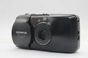 【返品保証】 オリンパス Olympus μ Zoom Panorama ブラック Multi AF 35-70mm コンパクトカメラ s4058
