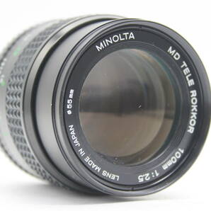 【訳あり品】 ミノルタ Minolta MD TELE ROKKOR 100mm F2.5 レンズ s4067の画像2