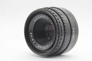 【訳あり品】 DOMIPLAN automatic lens 50mm F2.8 M42マウント レンズ s4278
