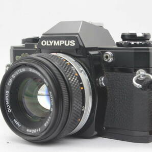【返品保証】 オリンパス Olympus OM10 ブラック OM-System Zuiko MC Auto-s 50mm F1.8 ボディレンズセット s4289の画像1