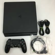 No.7962【PS4】PlayStation 4 プレイステーション4 ジェット・ブラック 500GB CUH-2200AB01 中古品 プレステ4_画像2