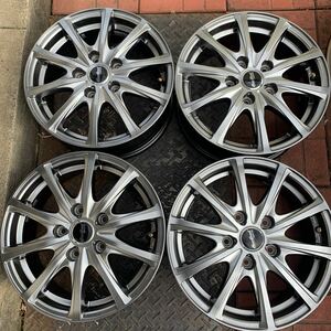 社外ホイール　MANARAY SPORT 15X 6J PCD:5H−114.3 ET:+52 4本中古