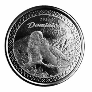 [保証書・カプセル付き] 2021年 (新品) ドミニカ国「シセロ・オウム」純銀 1オンス 銀貨