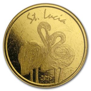 [ written guarantee * case attaching ] 2018 year ( new goods ) cent rusia[ pink flamingo ] original gold 1 ounce gold coin 