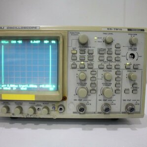 KKB84【通電OK現状品】 岩通 IWATSU SS-7810 100MHz アナログオシロスコープの画像1