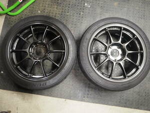 Weds sport TC105X 17×8J　38　114.3　5H　美品！　DIREZZA　ZⅢ　ZC33Sスイフトスポーツ　ウェッズ