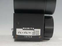 ◆MAMIYA【75mm・100mm・127mm】外付け ビューファインダー USED品 マミヤ VIEW FINDER_画像3