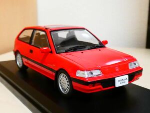 国産 名車コレクション 1/43 ホンダ シビック 1987 赤 ② アシェット 旧車 クラシックカー ミニカー Z honda civic