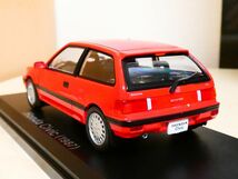 国産 名車コレクション 1/43 ホンダ シビック 1987 赤 ② アシェット 旧車 クラシックカー ミニカー Z honda civic_画像2