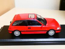 国産 名車コレクション 1/43 ホンダ シビック 1987 赤 ② アシェット 旧車 クラシックカー ミニカー Z honda civic_画像6