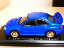 国産 名車コレクション 1/43 スバル インプレッサ WRX STI 2003 青 アシェット 旧車 クラシックカー ミニカー Z_画像5