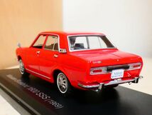 国産 名車コレクション 1/43 日産 ブルーバード 1600 SSS 1969 赤 ② アシェット 旧車 クラシックカー ミニカー Z_画像2