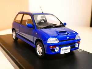 国産 名車コレクション 1/43 スバル ヴィヴィオ VIVIO RX-R 1992 青 アシェット 旧車 クラシックカー ミニカー Z