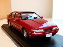 国産 名車コレクション 1/43 日産 セフィーロ 1988 赤 アシェット 旧車 クラシックカー ミニカー Z_画像1