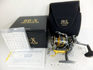 B1104 未使用 シマノ 21 BB-X テクニウム C3000DXXGS スピニングリール 043559 SHIMANO TECHNIUM 釣具 リール