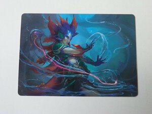 MTG 美品 【水流の指揮者、ニカンチル（36/81）】 （箔押しサイン入りアートカード） イクサラン：失われし洞窟 LCI 日 1枚迄