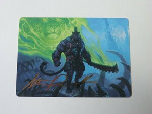 MTG 美品 【マラメトの古参兵（29/81）】 （箔押しサイン入りアートカード） イクサラン：失われし洞窟 LCI 日 1枚迄