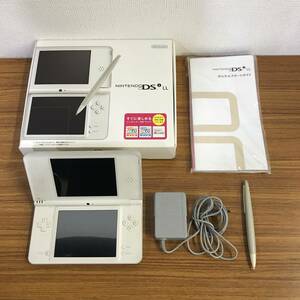 1円スタート! Nintendo ニンテンドー DSi LL [UTL-001] ナチュラルホワイト 起動確認済 任天堂 G231107-55