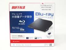 【11-236】 BUFFALO バッファロー ポータブルBlu-rayドライブ BRXL-PTV6U3-BKB 外付けブルーレイドライブ_画像1