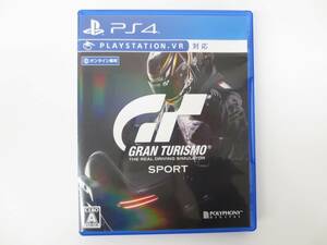 【11-292】 PS4ソフト GRAN TURISMO SPORT グランツーリスモ スポーツ 