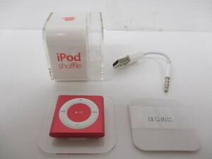 【11-104】iPod shuffle 2GB A1373 ピンク 未使用？