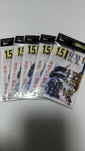 【新品】ササメ ワカサギ仕掛け 束釣り 1.5号5本針 5枚セット