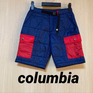 美品 columbia コロンビア レディース 中綿パンツ M ハーフ