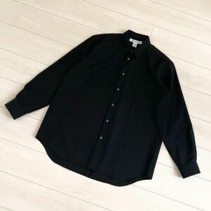 COMME des GARCONS SHIRT FOREVER Wide Classic Wool ウール シャツ L コムデギャルソンYI CDG HOMME PLUS DEUX BLACK JUNYA WATANABE MAN