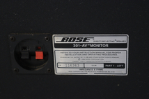【ト足】 BOSE 301-AV MONITOR ボーズ モニタースピーカー 音響機器 音出し確認済み CE406CAA14_画像2