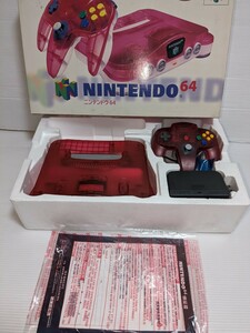 ニンテンドー NINTENDO 任天堂 Nintendo スケルトン クリア レッド 説明書 箱付き