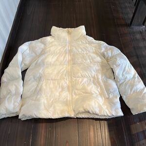  Uniqlo * down jacket * used *150* white 